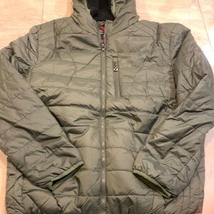 Olive Green Spire Coat